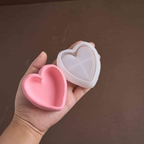 Heart-Shaped Candle Holder Bowl Silicone Mold