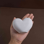 Heart-Shaped Candle Jar Silicone Mold