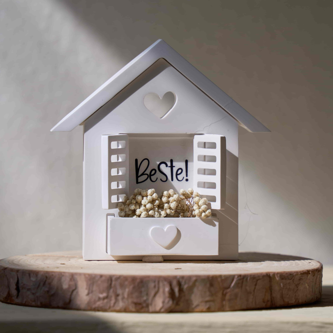 House Window Flower Box Silicone Mold Set for Resin or Plaster Crafts