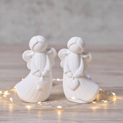3D Angel Figurine Silicone Mold Set (2pcs)