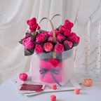 5-Piece Sweet Rose Bear Candle Mold Set