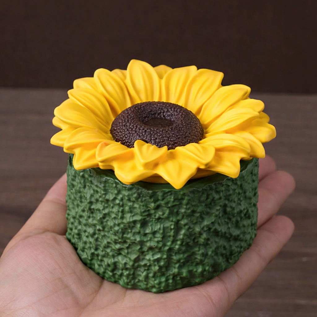 Sunflower Silicone Mold Set for Storage Jar