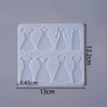 New Pendant Resin Molds - 4 Options Dress