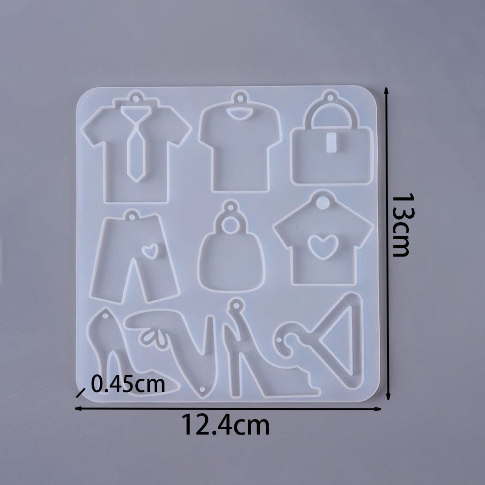 New Pendant Resin Molds - 4 Options