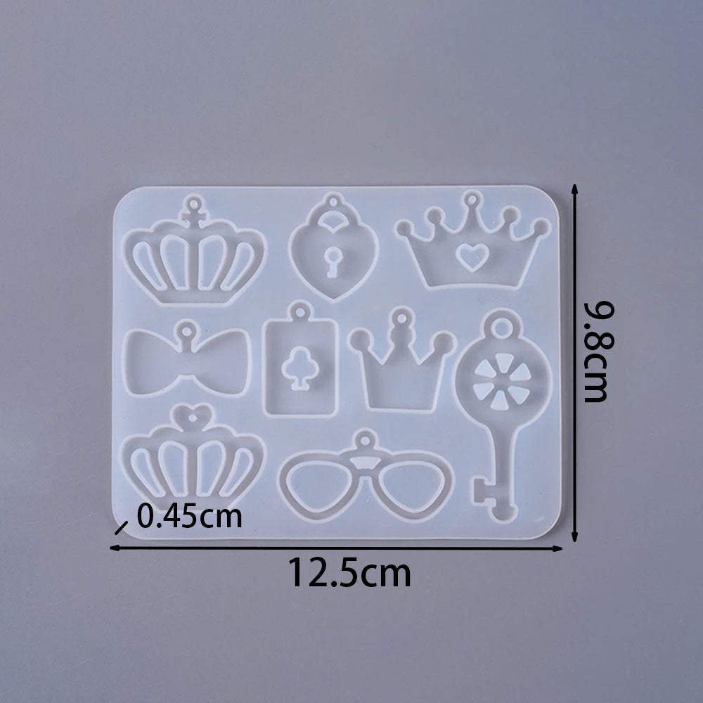 New Pendant Resin Molds - 4 Options
