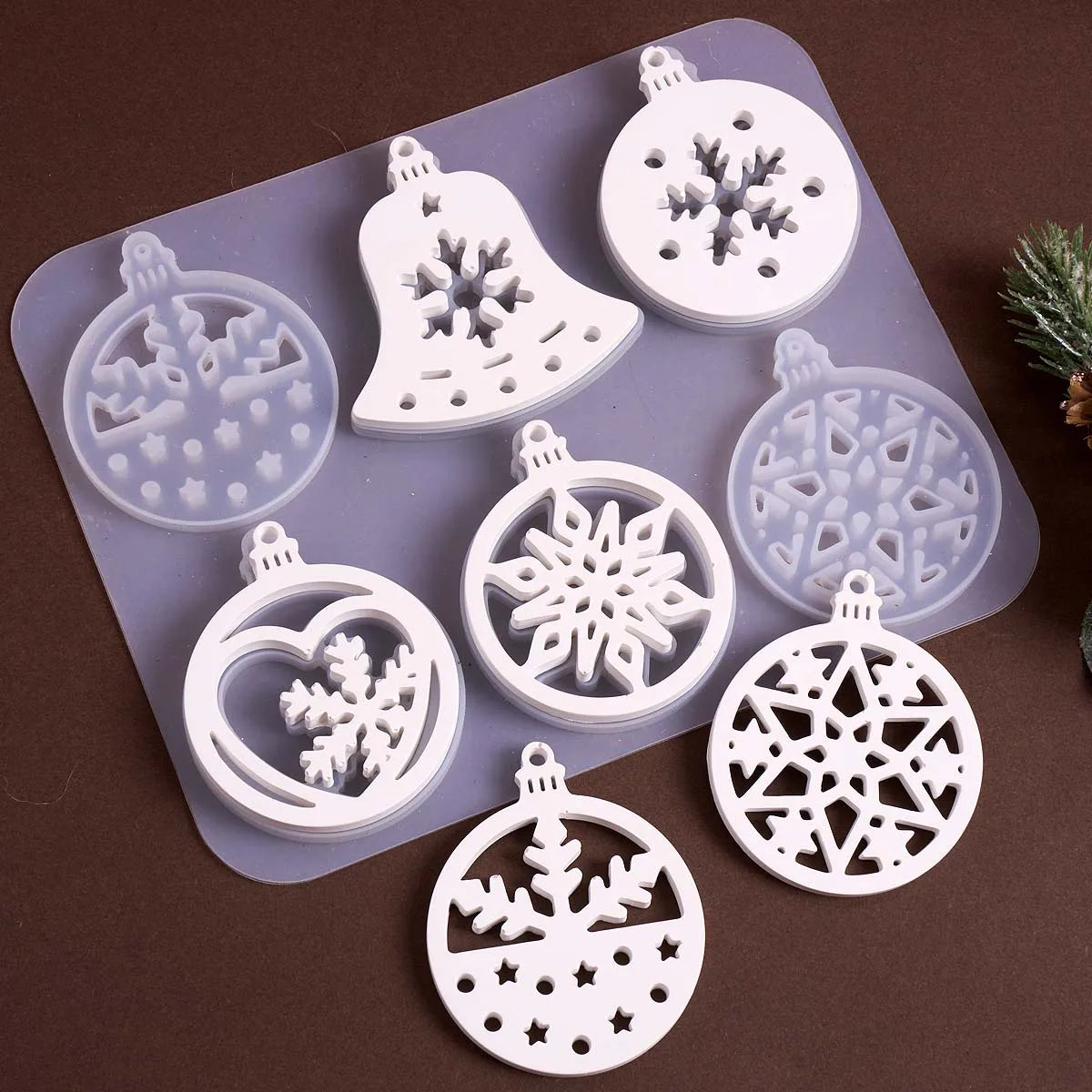Christmas Hanging Ornament Silicone Mold Set