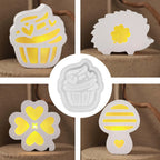 DIY Hollow Silhouette Lamp Silicone Mold.