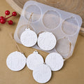 Round Hanging Silicone Mold with Embossed Patterns