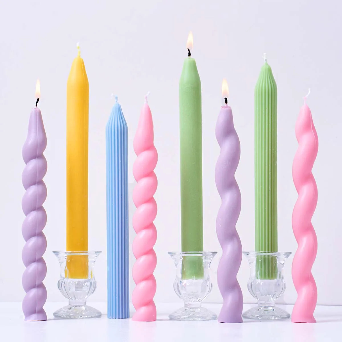 Geometric Rod Candle Mold