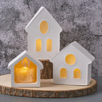 House Shape Candle Holder Silicone Mold