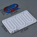 Paper Clip Bookmark Silicone Mold Style B