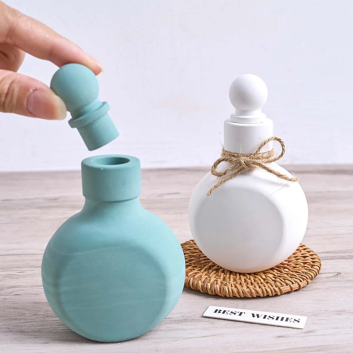 Bottle Ornament with Lid Silicone Mold