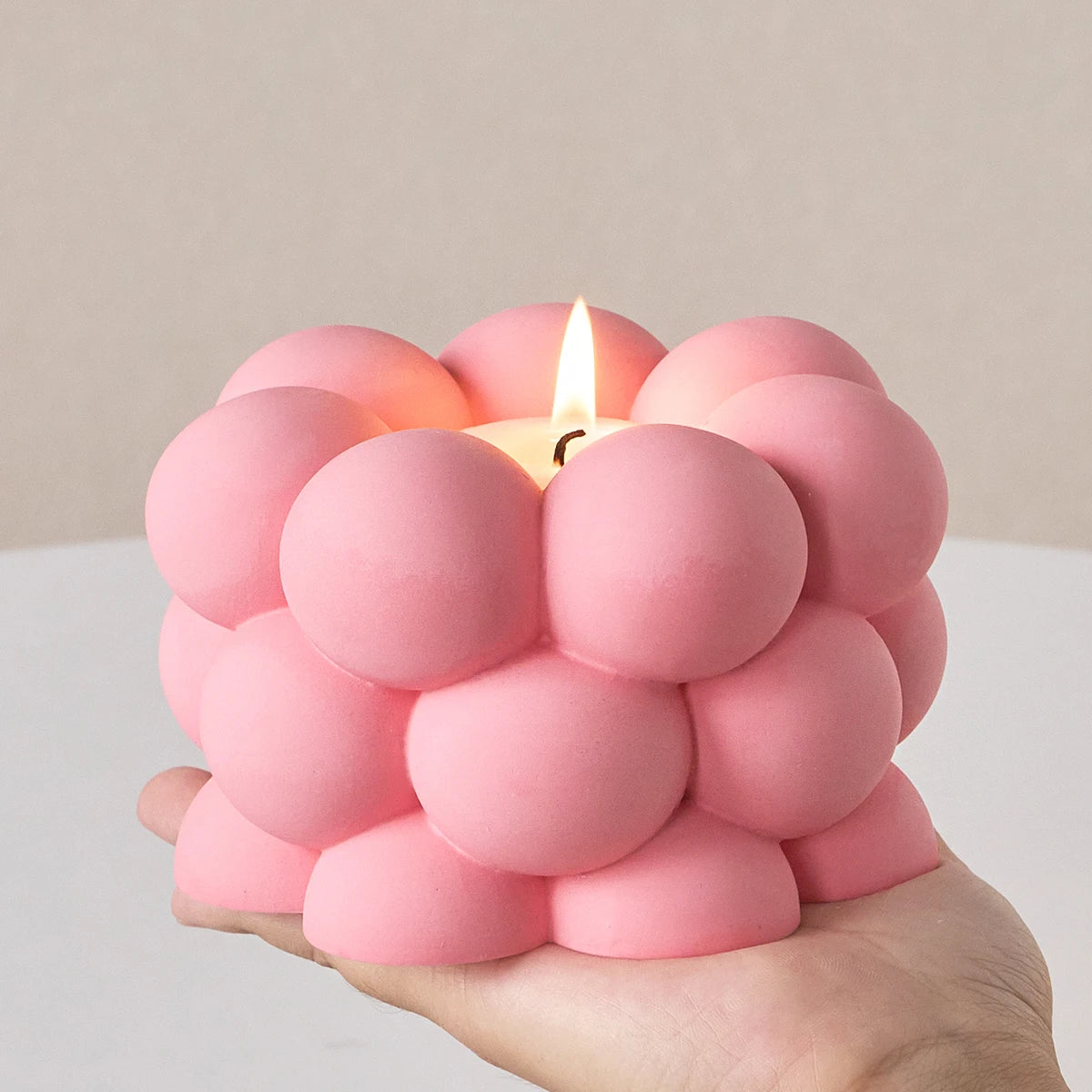 Bubble Candle Holder Silicone Mold