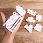 2-Piece 2026 New Year Keepsake Mold Set – Horse & Blessing Hanging Ornaments