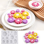 3D Sunflower Daisy Flower Silicone Candle Mold DIY Handmade Aromath Soap Plaster Resin Craft Casting Molds Home Decor Supplies