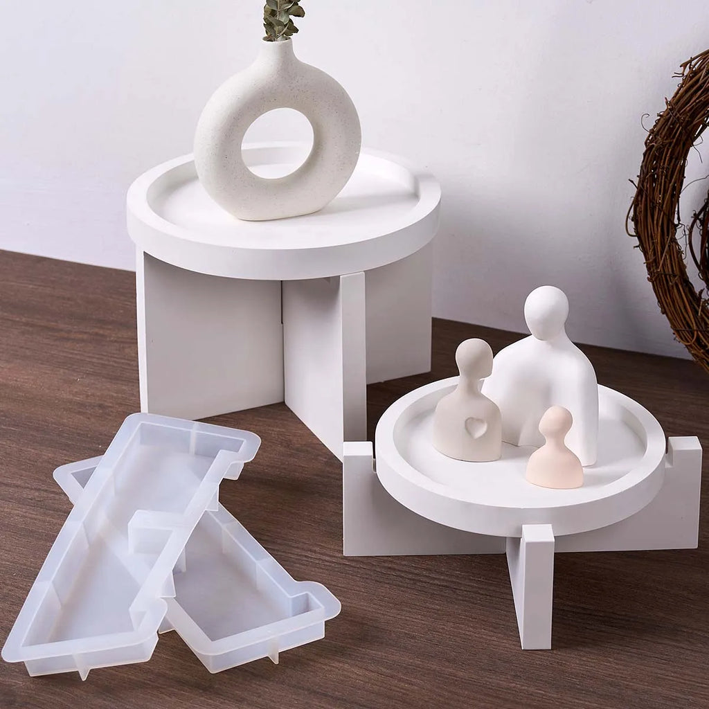 Round Display Shelf Silicone Mold.