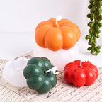 2Pcs Pumpkin Silicone Candle Molds