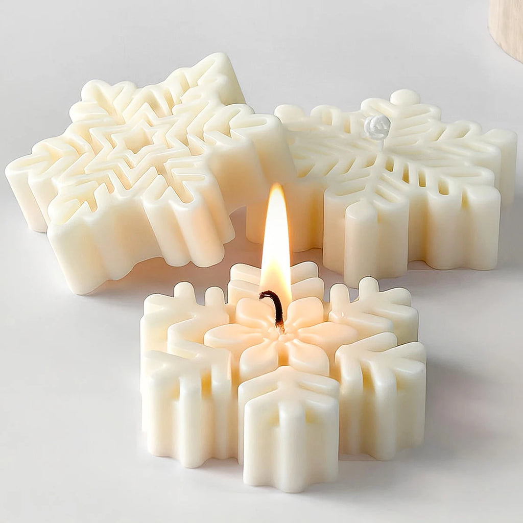 Snowflake Silicone Mold for Candles, Soap, or Resin