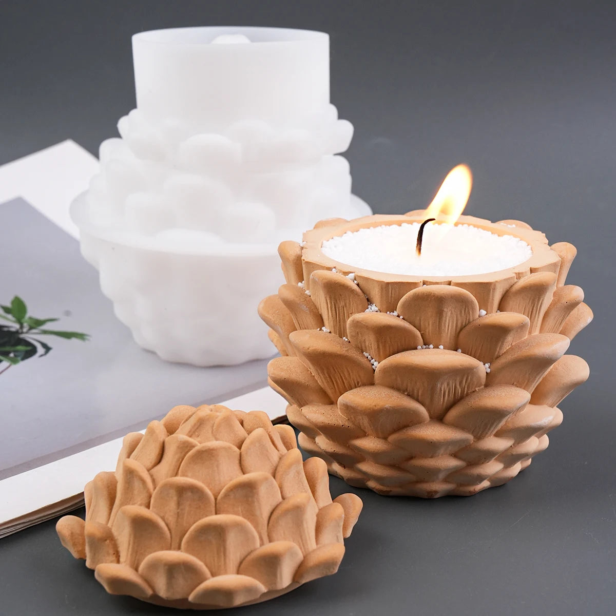 Orsa Scale Pinecone Silicone Mold