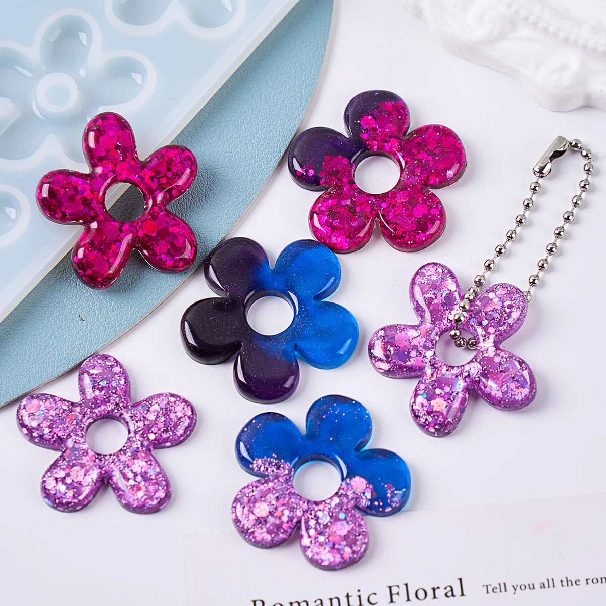 9 Cavity Petal Silicone Mold