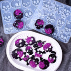 Skull Silicone Mold Set for Resin Earrings and Pendants (2pcs)