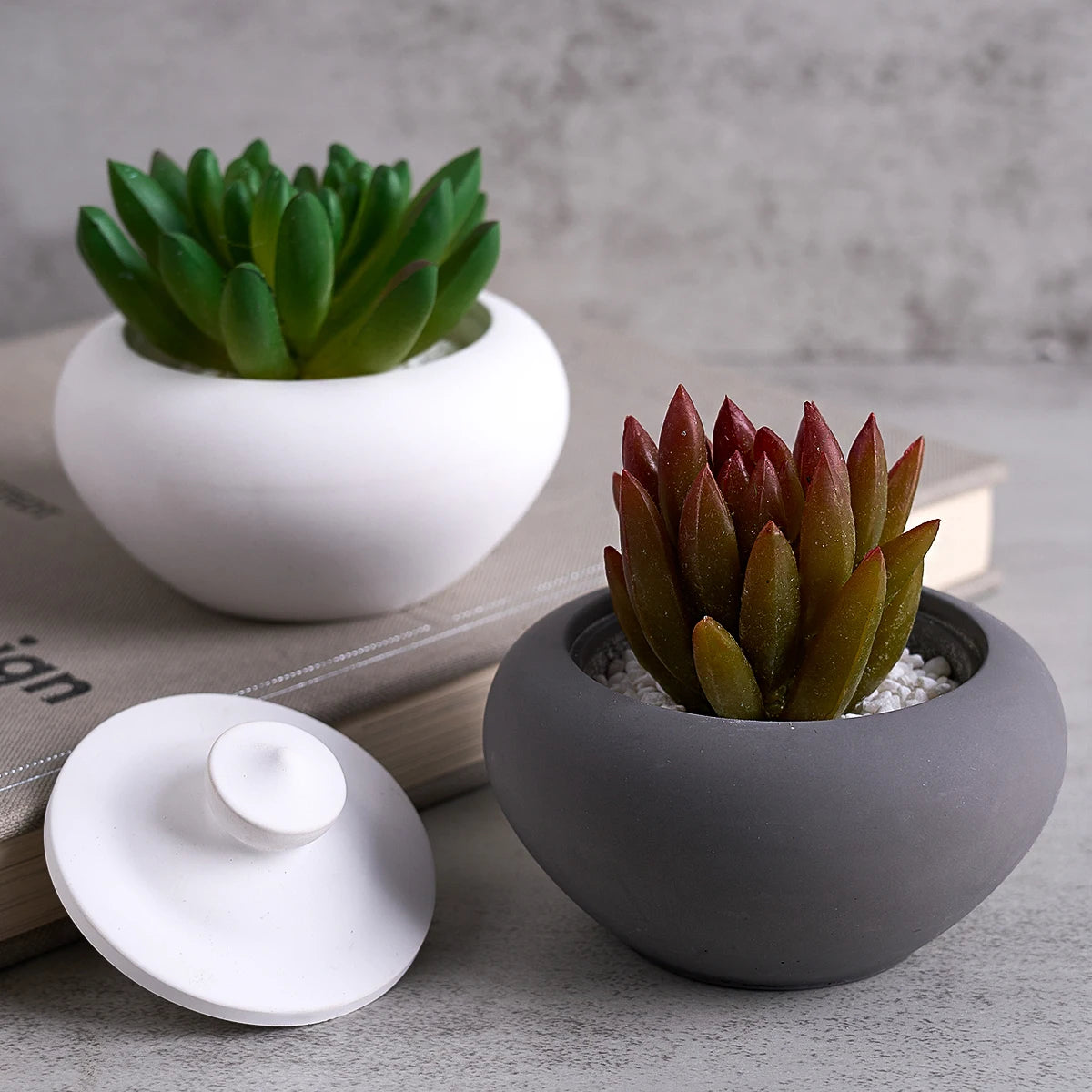 Teapot Jar with Lid Silicone Molds Set