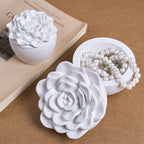 Flower Candle Jar Silicone Mold for Crafts