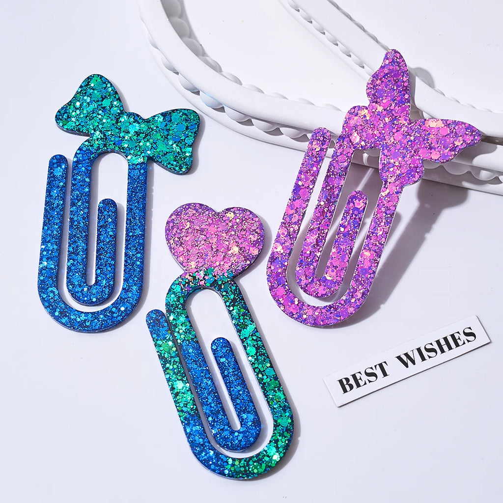 Paper Clip Bookmark Silicone Mold