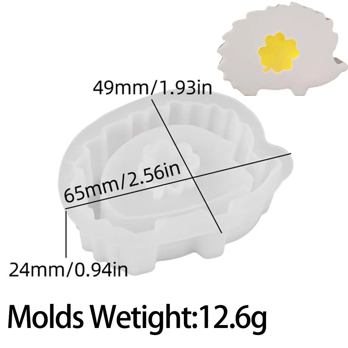 DIY Hollow Silhouette Lamp Silicone Mold.