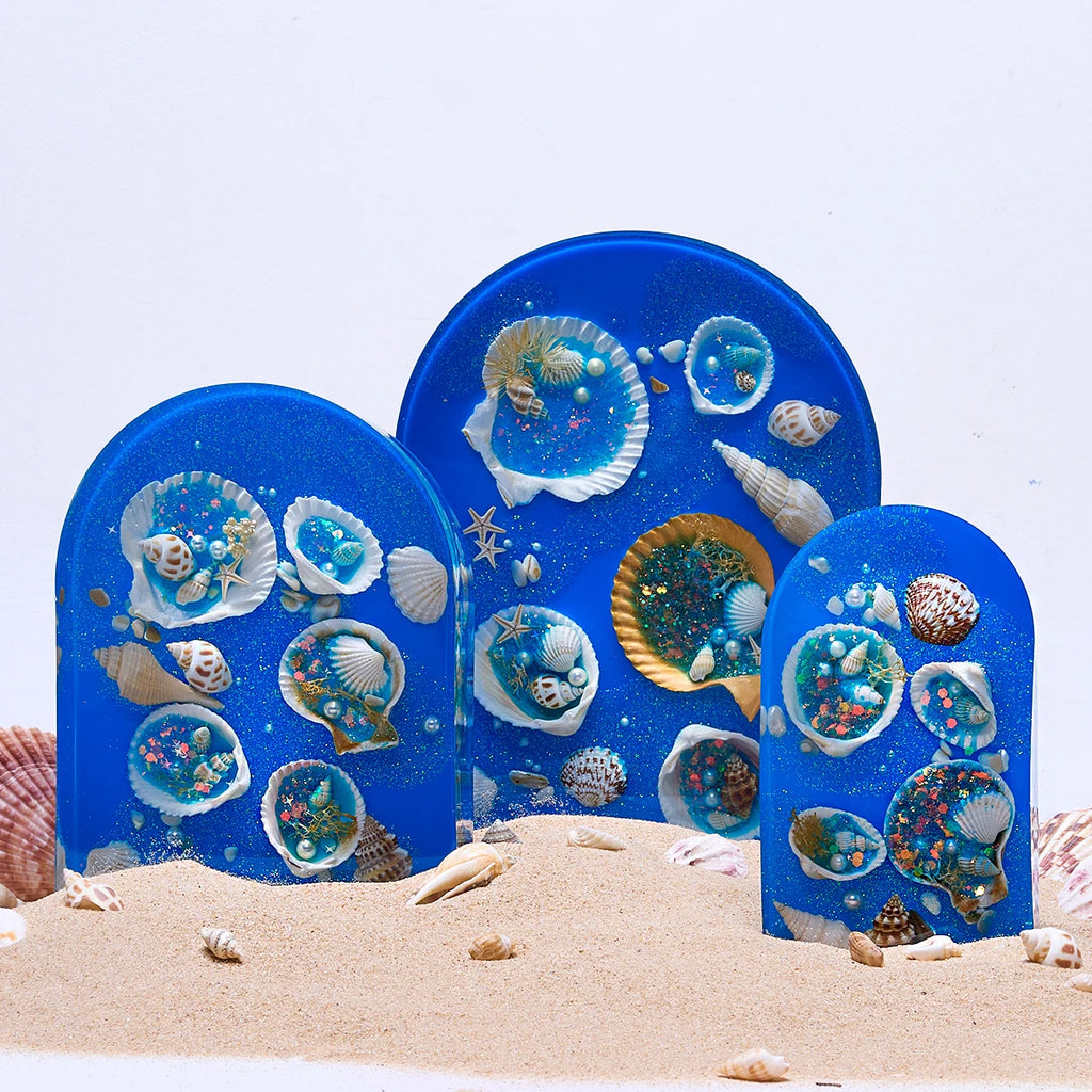 Arch Ornament Bookshelf Bookend Silicone Mold.