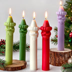 Santa Claus Tall Candle Silicone Mold