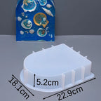 Arch Ornament Bookshelf Bookend Silicone Mold Large