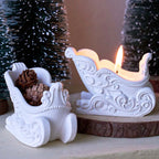 Christmas Sleigh Candle Jar Silicone Mold