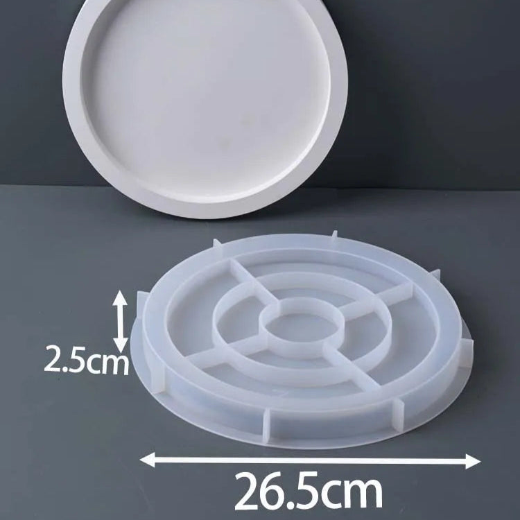 Round Display Shelf Silicone Mold.