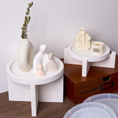 Round Display Shelf Silicone Mold.