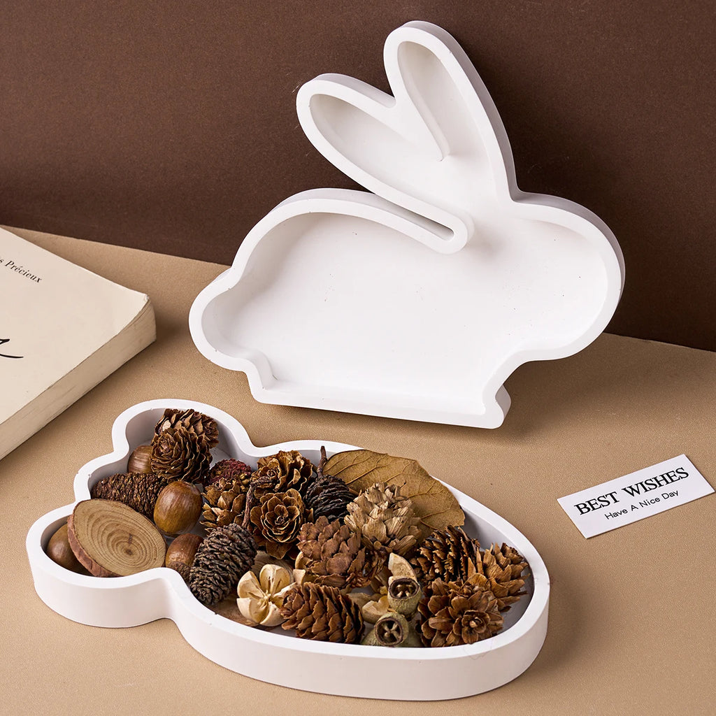 Rabbit Carrot Storage Tray Silicone Mold.
