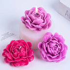 Peony Bloom Candle Mold