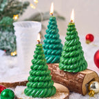 Twisted Christmas Tree Silicone Candle Mold