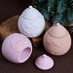 Santa Claus Storage Jar Silicone Mold Set