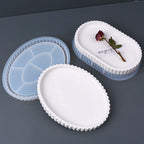 Scallop Edge Silicone Tray Molds.
