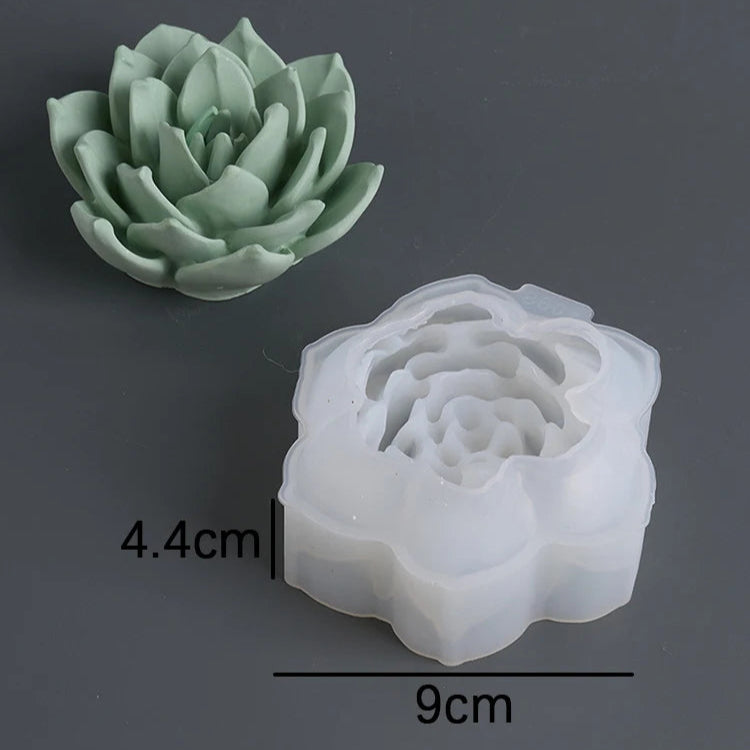 Succulent Candle Silicone Mold Series