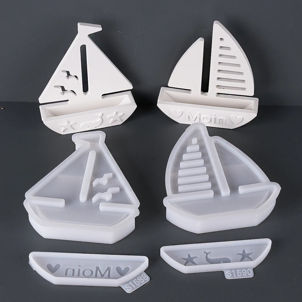 Sailboat Ornaments Silicone Molds Set
