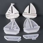 Sailboat Ornaments Silicone Molds Set
