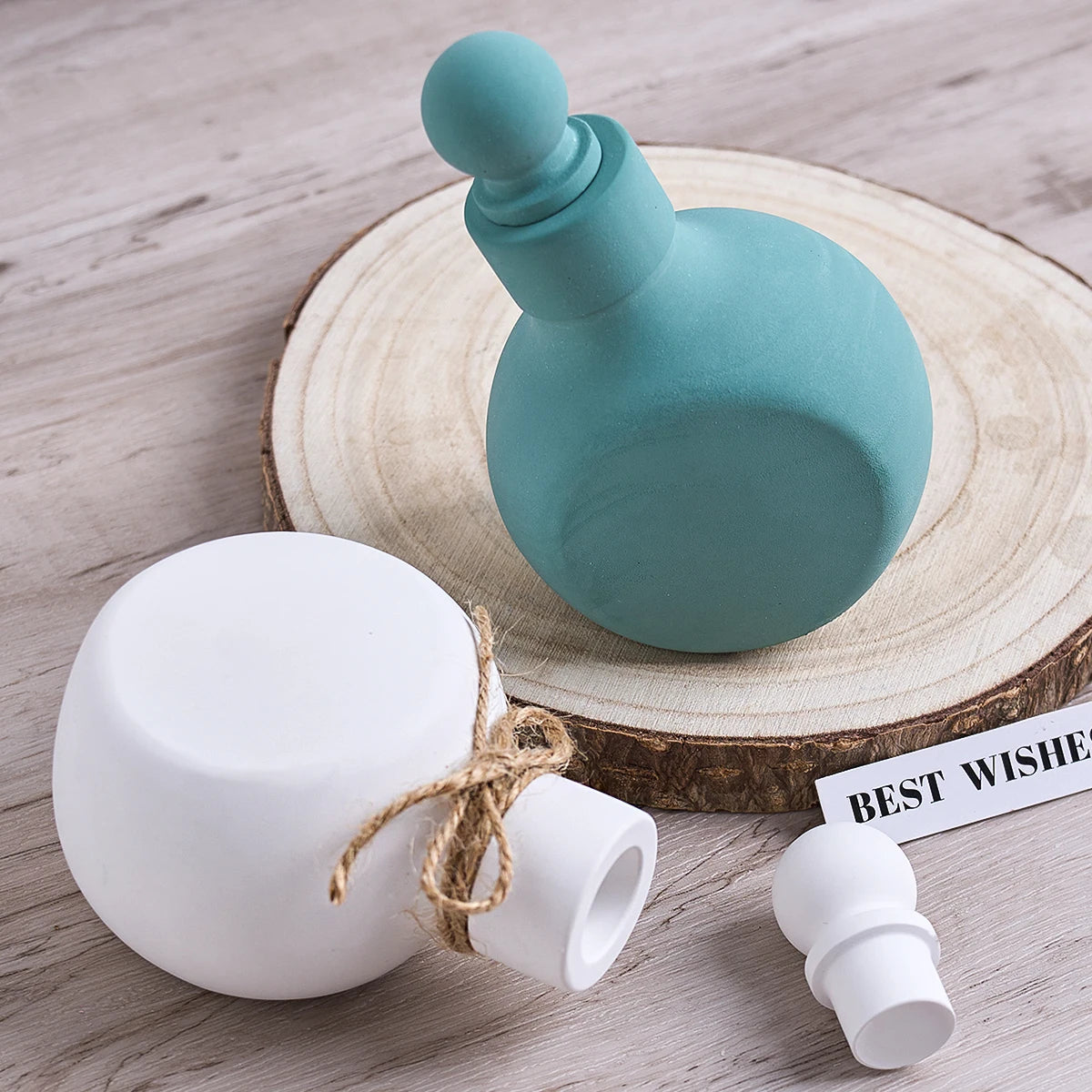 Bottle Ornament with Lid Silicone Mold