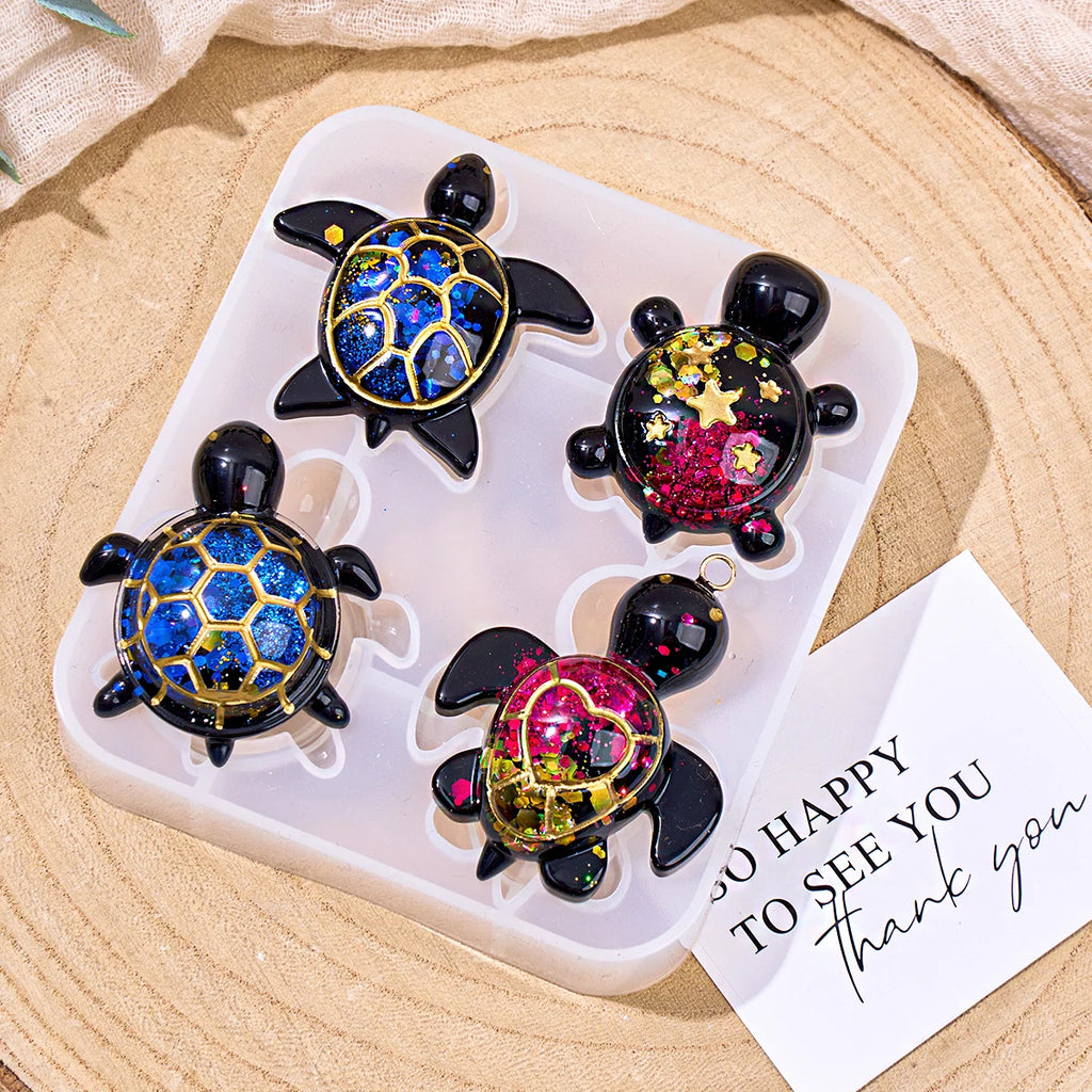 Marinu Round Sea Turtle Silicone Mold