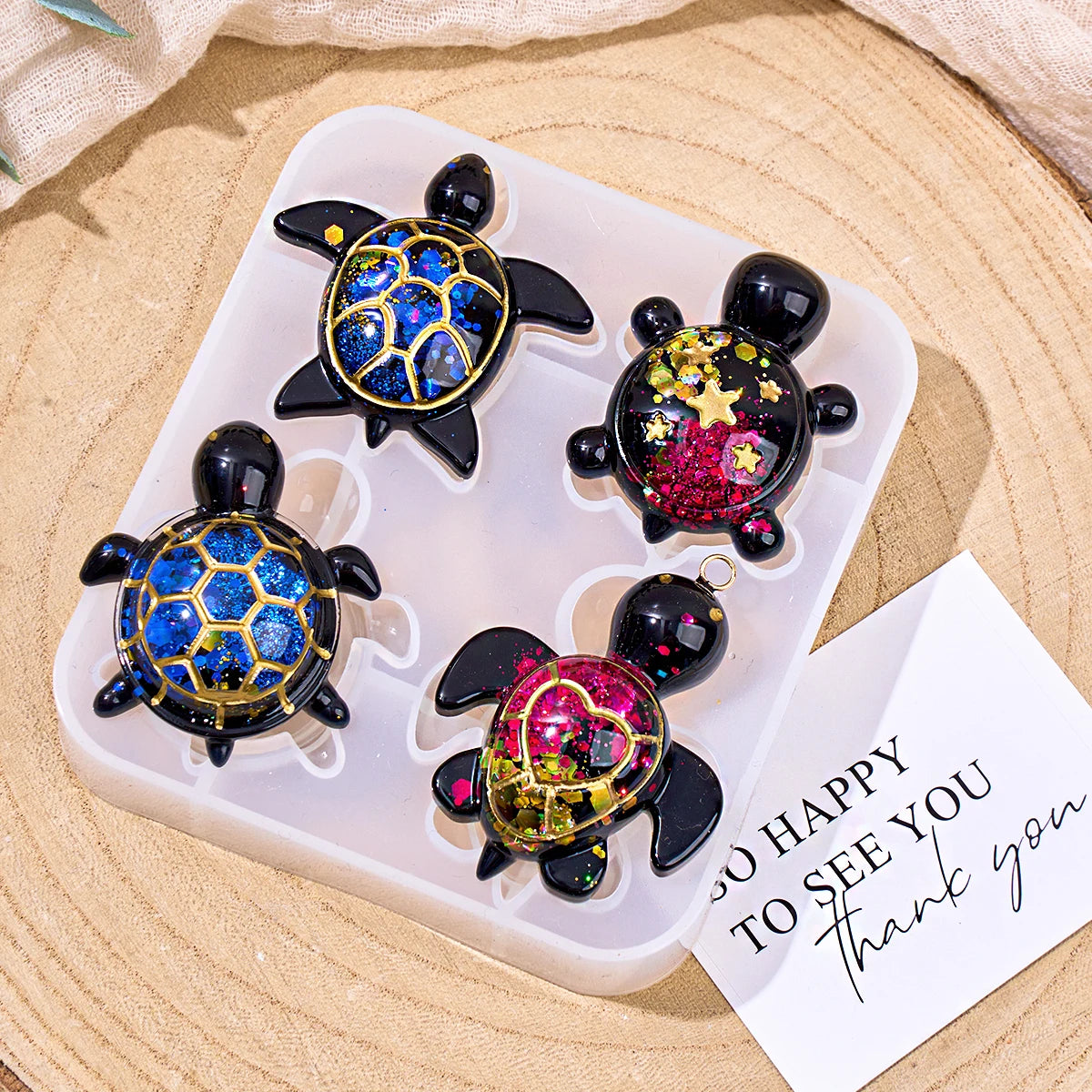 Marinu Round Sea Turtle Silicone Mold