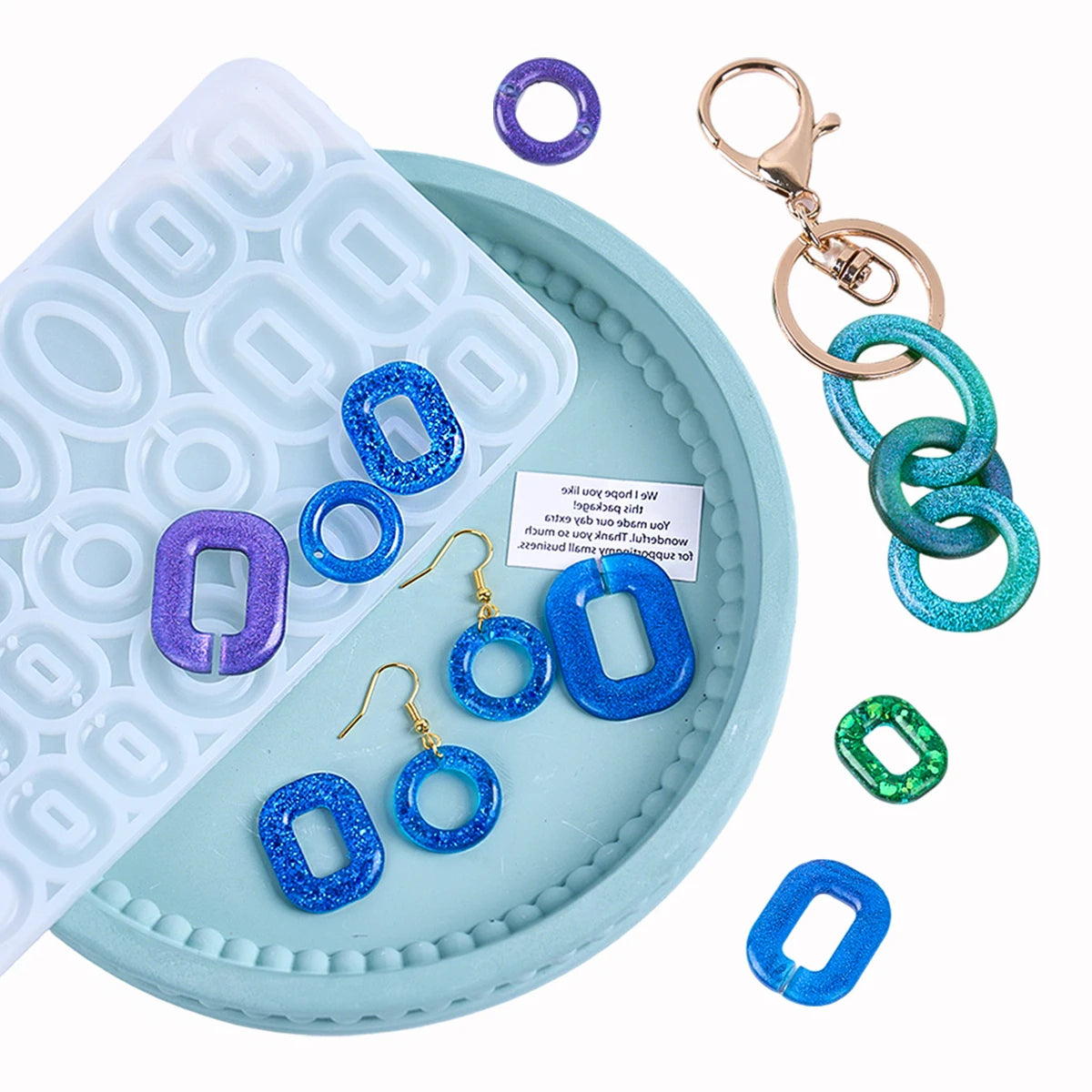 All-in-One Earring Maker Silicone Mold