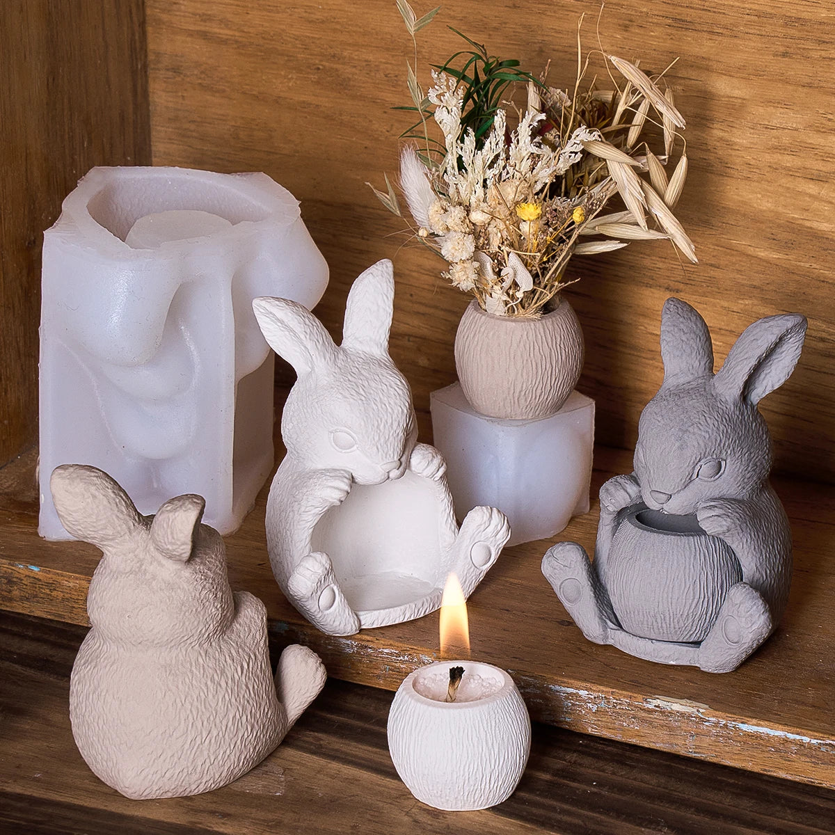 Burrow Sculpt Bunny Cup Mold Set