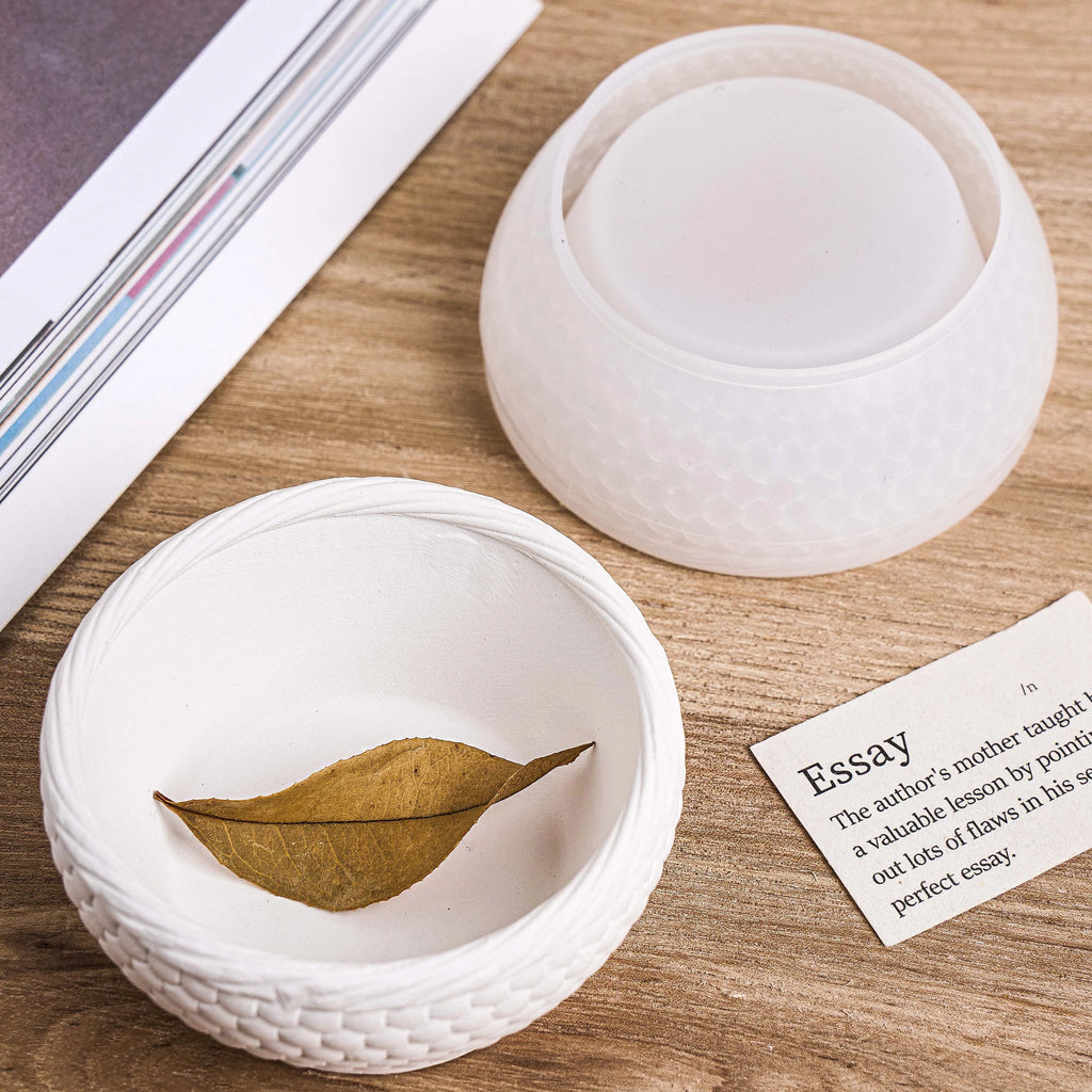 Nordic Weave Round Bowl Silicone Mold