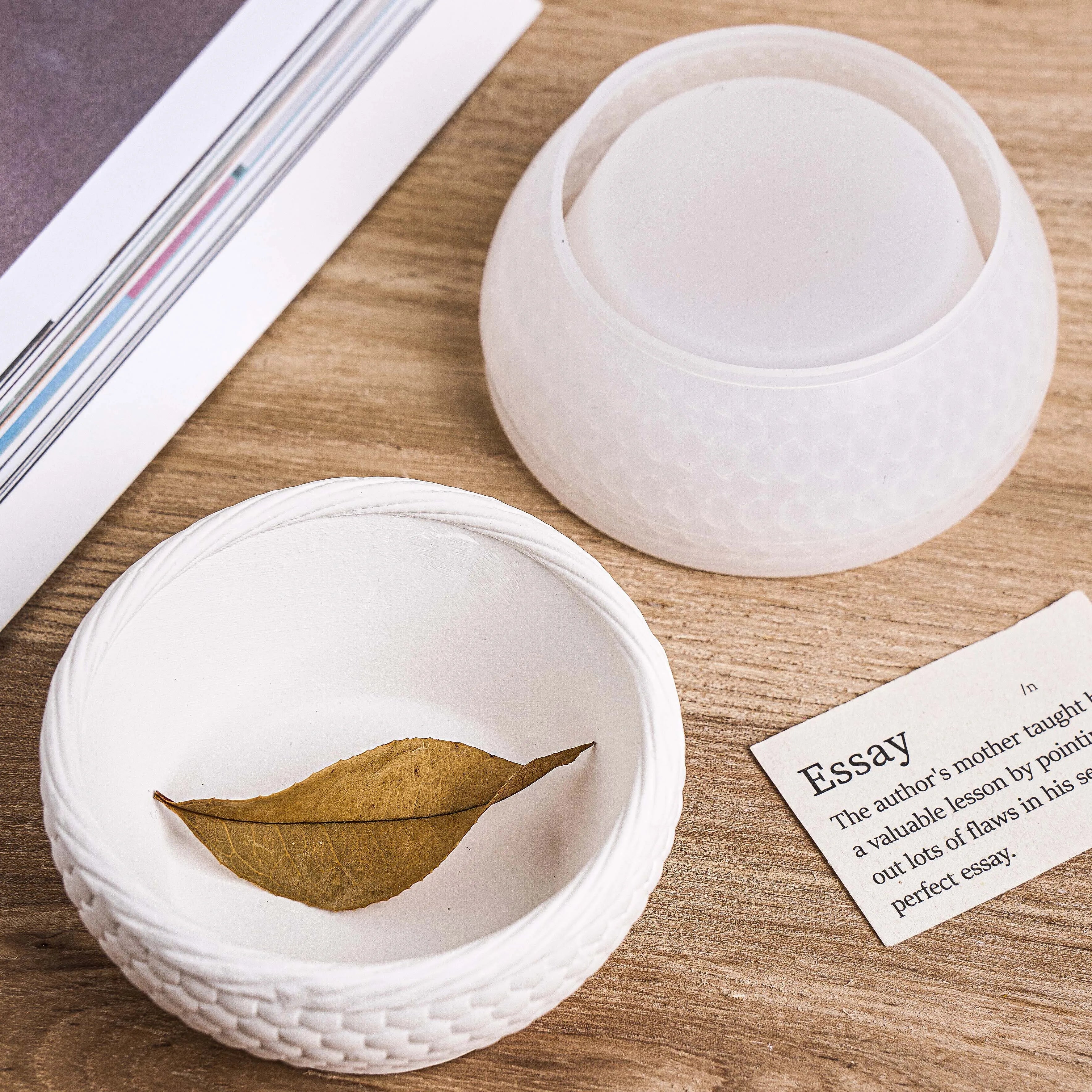 Nordic Weave Round Bowl Silicone Mold